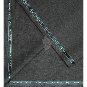 Raymond 35% Viscose blended Grey colour Solid Pattern Unstitched Suit Fabric of 3.5 Mts / VV2336