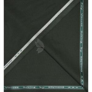 Raymond 35% Viscose blended Green colour Solid Pattern Unstitched Suit Fabric of 3.25 Mts / VV2341