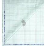 Siyaram's 100% Superfine Cotton with Jacquard weave Solid Pattern Celadon (Light Green) colour Unstitched Shirt Fabric of 1.60 Mts / VV2356Q