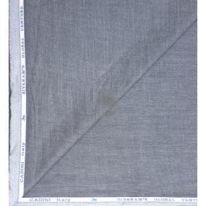 Siyaram's 100% Superfine Cotton Slate (Blue) colour with Solid Pattern Unstitched Shirt Fabric of 1.6 Mts / VV2357K