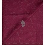 Siyaram's 100% Superfine Cotton (Magenta) Maroon colour with Printed Pattern Unstitched Shirt Fabric of 1.6 Mts / VV2360A
