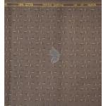 Raymond 100% Egyptian Giza Cotton (Premium Cotton) Brown Printed Pattern Unstitched Shirt Fabric of 1.60 meters / VV2388AR