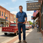 Raymond 100% Pure Linen Royal Blue color Printed Unstitched Shirt Fabric of 1.6 meters / VV2389B