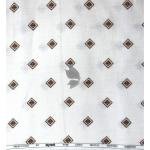 Raymond 100% Pure Linen White (Ivory) color Printed Unstitched Shirt Fabric of 1.6 meters / VV2389J