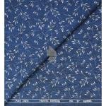 Raymond 100% Pure Linen Blue color Printed Unstitched Shirt Fabric of 1.6 meters / VV2389M