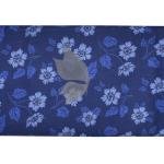 Raymond 100% Pure Linen Navy Blue color Printed Unstitched Shirt Fabric of 1.6 meters / VV2389R