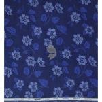 Raymond 100% Pure Linen Navy Blue color Printed Unstitched Shirt Fabric of 1.6 meters / VV2389R