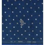 Raymond 100% Pure Linen Blue color Printed Unstitched Shirt Fabric of 1.6 meters / VV2389S