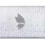 Raymond 100% Pure Linen White color Vertical Striped Unstitched Shirt Fabric of 1.6 meters / VV2389U