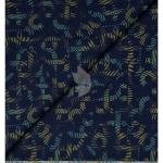 J.Hampstead 100% Pure Giza Cotton Blended Printed pattern Navy Blue colour Unstitched Shirt Fabric of 1.6 meters / VV2392AM