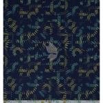 J.Hampstead 100% Pure Giza Cotton Blended Printed pattern Navy Blue colour Unstitched Shirt Fabric of 1.6 meters / VV2392AM