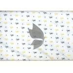 J.Hampstead 100% Pure Giza Cotton Printed pattern White colour Unstitched Shirt Fabric of 1.6 meters / VV2392N