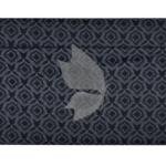 Siyaram's European Print Collection with 100% Superfine Giza Cotton Black Colour Unstitched Shirt Fabric of 1.6 Mts / VV2442