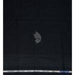 J.Hampstead Moretti Premium Egyptian Collection with 100% Giza Cotton Black colour Plain Pattern Unstitched Shirt Fabric of 1.6 mts - Made In Italy / VV2454