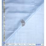 J.Hampstead Moretti Premium Egyptian Collection with 100% Giza Cotton Light Blue (Pale Blue) colour Plain Pattern Unstitched Shirt Fabric of 1.6 mts - Made In Italy / VV2455