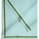 Raymond Super 70's Australian Merino Wool blended with 35% CATIONIC Checkered Pattern and Easy Care Green Colour Unstitched Suit Fabric of 3.5 Mts / VV2485