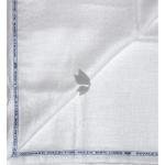 Siyaram's "Revista Collection" 100% Pure Royal Linen 60 Lea Jacquard White colour Unstitched Shirt Fabric of 1.60 mts / VV2492