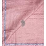 Siyaram's "Revista Collection" 100% Pure Royal Linen 60 Lea Jacquard Pink (Oldrose) colour Unstitched Shirt Fabric of 1.60 mts / VV2499