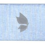 Siyaram's 100% Pure Linen 60 Lea Striped Blue colour Unstitched Shirt Fabric of 1.60 mts / VV2511