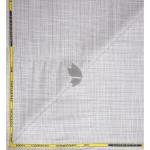 J.Hampstead Moretti Premium Egyptian Collection with 100% Giza Cotton Cream White (Sea Shell) Colour Striped Pattern Unstitched Shirt Fabric of 1.6 mts - Made In Italy / VV2556