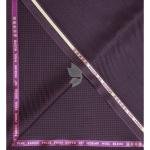 Raymond Super 90's Australian Merino Wool with Checkered Pattern Maroon (Snuff) colour Unstitched Suit Fabric of 3.5 Meters / VV2569