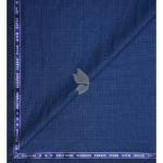 Raymond Super 70's Australian Merino Wool with Checkered Pattern Blue colour Unstitched Trouser Fabric of 1.25 Meters / VV2570