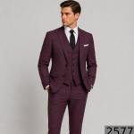 Raymond Super 70's Australian Merino Wool Fabric Round the Year Wear with Checkered Pattern Maroon (Rosewood) colour Unstitched Suit Fabric of 3.5 Meters / VV2577