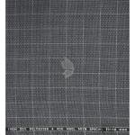 Raymond 45% Australian merino wool blended with Special Finish Checkered Pattern Grey colour Unstitched Trouser Fabric of 1.25 meters / VV2604