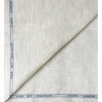 Raymond 100% Pure Linen from "FIJI" with "Double Wrap Weaving" Beige colour Plain Unstitched Shirt Fabric of 1.70 meters / VV2637