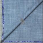 Raymond Luxurious fabrics with Super 120's Wool count & made with 70% wool "Luxolite" Collection Blue colour Checkered Unstitched Trouser Fabric of 1.3 Mts / VV2651