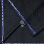 Raymond Luxurious fabrics with Super 130's Wool, "Silver" nano technology for well being Dark Grey Jacquard Unstitched Suit fabric of 3.5 Mts / VV2660