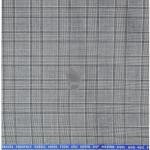Raymond Voyager Collection with Super 110's wool, 60% wool rich fabric, Grey colour Checkered Unstitched Trouser fabric of 1.3 Mts / VV2663