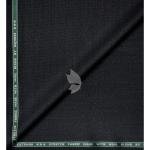 Raymond Extendo collection made with 51% wool, 28% cool max, stretch fabric Dark Grey Jacquard for comfort unstitched trouser fabric of 1.25 Mts / VV2685
