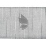 Raymond "Rovigo" collection Viscose blended fabric with Grey colour Striped pattern unstitched suit fabric of 3.5 Mts / VV2722