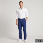 Raymond "Regal Gaze" collection with "Super 120's" merino wool Royal Blue color Solid pattern unstitched Trouser fabric of 1.3 meters / VV2731