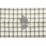 J.Hampstead Moretti Premium Egyptian Collection with 100% Giza Cotton Beige (Tan) Checkered Pattern Unstitched Shirt Fabric of 1.6 mts - Made In Italy / VV2769