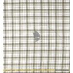 J.Hampstead Moretti Premium Egyptian Collection with 100% Giza Cotton Beige (Tan) Checkered Pattern Unstitched Shirt Fabric of 1.6 mts - Made In Italy / VV2769
