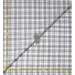 J.Hampstead Moretti Premium Egyptian Collection with 100% Giza Cotton Light Blue (Mauve) Checkered Pattern Unstitched Shirt Fabric of 1.6 mts - Made In Italy / VV2773