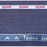 Raymond " TechnoSmart" All Weather Fabric With Silky Touch + U V Light Reflection + Moisture Management + Easy Care Blue checks Unstitched Trouser Fabric 1.25 metres / VV4121