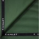 J.Hampstead Green Plain Terron Rayon Unstitched Trouser Fabric - 1.25 Meters / VV6034