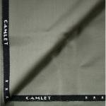 J.Hampstead Dull Grey Plain Terron Rayon Unstitched Trouser Fabric - 1.25 Metres / VV6040