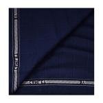 J.hampstead Blue Checks Terron Rayon Unstitched Trouser Fabric - 1.25 Metres - VV6072