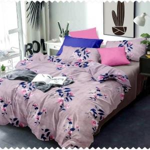 " Weaves Empire " 9.0 Feet x 9.0 Feet (King Size) 100 % Cotton Grey Colour Double Bed Set With Two Stitched Pillow Covers ( 46 cm x 69 cm ) / VV6092