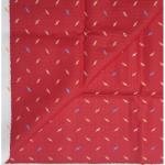 J.HAMPSTEAD " 100% PREMIUM COTTON " RED PRINTED SELF CHECKERED DESIGN UNSTITCHED SHIRT FABRIC - 1.6 METRES / VV6349