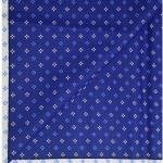 J.HAMPSTEAD " 100% PREMIUM COTTON " ROYAL BLUE PRINTED SELF CHECKERED DESIGN UNSTITCHED SHIRT FABRIC - 1.6 METRES / VV6351