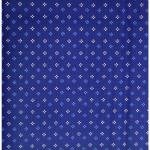 J.HAMPSTEAD " 100% PREMIUM COTTON " ROYAL BLUE PRINTED SELF CHECKERED DESIGN UNSTITCHED SHIRT FABRIC - 1.6 METRES / VV6351
