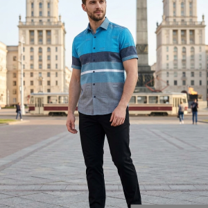 J.HAMPSTEAD " 100% PREMIUM COTTON " MULTI PRINTED COUDROY DESIGN UNSTITCHED SHIRT FABRIC - 1.6 METRES / VV6355
