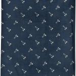 J.HAMPSTEAD " 100% GIZA COTTON " NAVY BLUE COLOURED PRINTED UNSTITCHED SHIRT FABRIC -1.6 METRES - VV6405