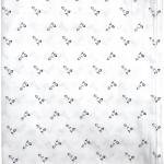 J.HAMPSTEAD " 100% GIZA COTTON " WHITE COLOURED PRINTED UNSTITCHED SHIRT FABRIC -1.6 METRES - VV6406