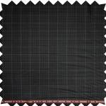 RAYMOND SUPER 100'S PURE MERINO WOOL WITH 15% ANGORA BROWNISH GREY COLOURED CHECKERED DESIGN UNSTITCHED SUIT FABRIC -3.25 METRES / VV6593